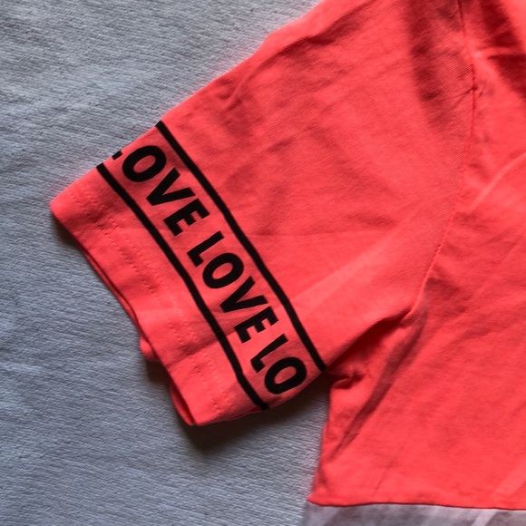 Brand new Women Love white&orange hoodie shirt. - Picture 3 of 7